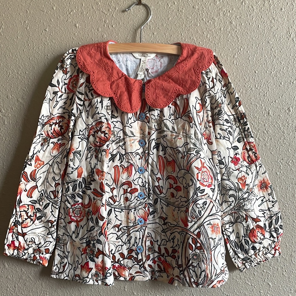NWT Matilda Jane - Size 8 - Meadow Brook Blouse